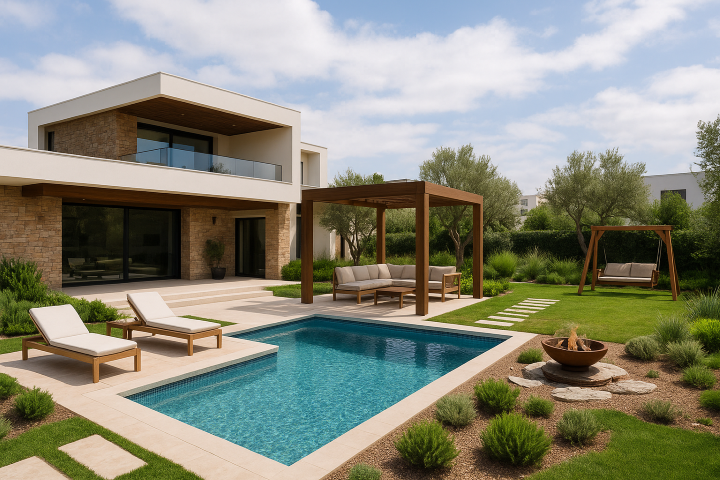 طراحی باغ و ویلا - امکانات جانبی و رفاهی