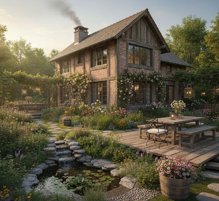 طراحی باغ ویلا