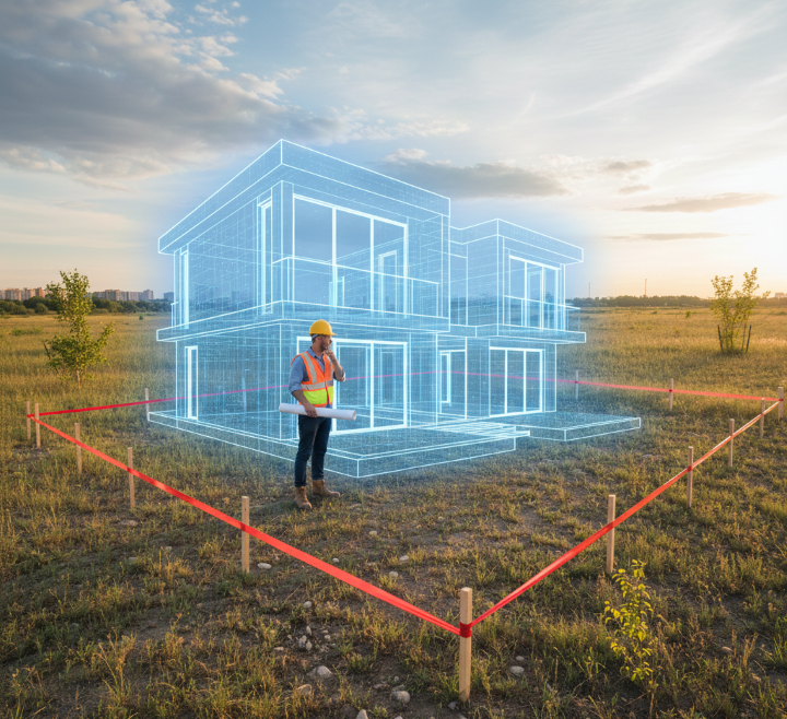 طراحی باغ ویلا - بازدید مهندس