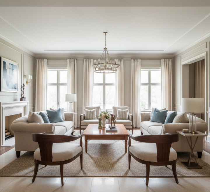 طراحی دکوراسیون داخلی انتقالی