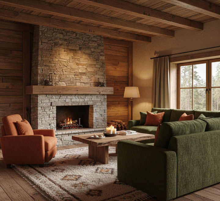 طراحی دکوراسیون داخلی روستیک