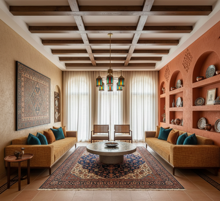 طراحی دکوراسیون داخلی سبک ایرانی معاصر