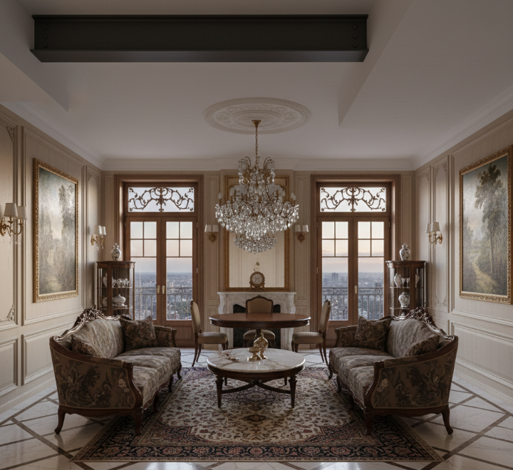 طراحی دکوراسیون داخلی کلاسیک
